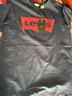Levi's李维斯情侣美式宽松印花时尚简约舒适潮流纯棉圆领短袖T恤 藏青色 002A0-0002 XL 实拍图
