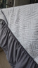 A类夹棉床笠罩单件2025新款床罩席梦思床垫套保护罩防尘床单床套 回形-高级灰【抗菌柔软透气】 150cmx190cm单床笠 实拍图