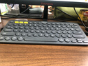 罗技（Logitech）时尚系列 K380 键盘 蓝牙办公键盘 无线键盘 女友 便携超薄键盘 笔记本键盘 黑灰色 实拍图