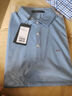雅戈尔（YOUNGOR）短袖POLO衫男翻领舒爽透气棉手感舒适POLO衫 VSPC533066ICA浅蓝色 M 实拍图