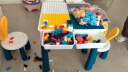 星涯优品 儿童玩具积木桌男女孩拼装益智玩具学习餐桌子可增高多功能 实拍图