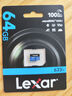 雷克沙（Lexar）行车记录仪内存卡小米摄像头tf卡高速监控高耐用microsd卡 64GB 633x 读100MB 写20MB 行车/监控专用tf卡 实拍图