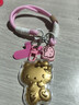 仿黄金手机挂绳hellokitty猫钥匙扣KT猫可爱金闪闪卡通手机链包包挂件车挂饰送女友 KT猫挂饰 实拍图