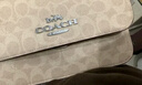 蔻驰（COACH）奥莱女士夏季女包经典标志老花BRYNN单肩斜挎包麻将包 SV/沙黄色/灰褐色 实拍图