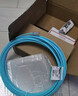 PANDUIT 泛达超六类细网线CAT6A类跳线家用电脑宽带POE监控万兆高速成品线 冰湖蓝 15米 实拍图