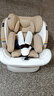 初婴贝儿童安全座椅汽车用0-4-12岁婴儿宝宝车载可坐可躺i-Size通风加热 豪华版金+175°躺+支撑腿+遮阳棚 实拍图