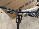 喜德盛（xds）山地自行车黑客350/旭日310 X6铝合金车架21速变速机械碟刹 黑客350白灰15.5寸（26款） 实拍图