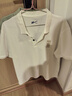回力（Warrior）男士高端polo衫夏季国潮休闲运动冰丝凉感速干短袖男 白色 XL 实拍图
