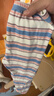 迷你木木屋儿童保暖秋衣秋裤秋冬男童女童纯棉内衣套装透气 条纹小兔 110  实拍图