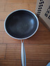 炊大皇 炒锅 304不锈钢炒菜锅煎锅 平底不粘炒锅32cm 可立可视盖不挑灶 实拍图