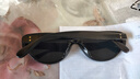 墨镜女夏潮防紫外线高级感2025新款男开车太阳眼镜防晒遮阳同款 猫眼A款-黑框框黑灰 实拍图