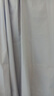 铭聚布艺（MINGJU）窗帘 全遮光窗帘成品窗帘布遮阳帘 涤塔夫奶油挂钩式2.0*1.6单片 实拍图