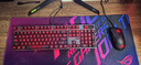 ROG 游侠2 RX PBT版 机械键盘 有线游戏键盘 RX红轴 RGB背光 防水防尘键盘104键 黑色  实拍图