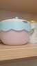 COOKSS儿童餐具宝宝辅食碗婴儿碗316不锈钢新生儿注水保温碗可拆卸粉色 实拍图
