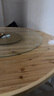 拜浦实木餐桌家用小户型农村吃饭圆桌子带转盘折叠10人15人简易大排档 【杉木】创意圆桌+转盘+桌腿 1.2米 【适用6-8人】送货上门 实拍图