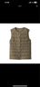 无印良品（MUJI）女式 便携式 无领马甲 羽绒背心 羽绒服 深米色 L  实拍图