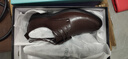 海澜之家HLA皮鞋男士商务休闲系带正装德比鞋子男HAAPXM2DBH171 棕色39 实拍图
