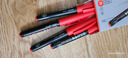 得力(deli)红色单头记号笔多功能深孔标记笔 加长笔头办公用品物流工业专用 红色4支/盒 SK212 实拍图
