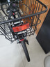 自行车后车筐山地车篮儿童折叠车后置篮子单车电动车后篮加大车篓书包架 铝合金货架+后车筐 实拍图