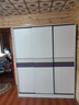 白浅【免费安装】衣柜卧室储物柜子移门衣橱简易推拉门大衣柜 【三门】1.6米主柜 实拍图