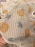 鲸鱼阿唔 夏季婴儿衣服纯棉短袖连体衣女男宝宝哈衣爬爬服0-2岁婴 紫色花朵 73cm 实拍图