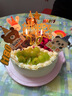 欧妮姿生日场景布置女孩道具氛围男孩派对装饰生日快乐蛋糕卡通插件材料 实拍图