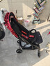 好孩子（gb）推车婴儿伞车 婴儿车可躺可坐宝宝儿童推车 折叠轻便全蓬半蓬升级 网兜更透气款D643-H红色 实拍图
