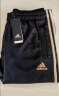阿迪达斯 （adidas）运动裤男春季宽松透气直筒裤跑步运动防风休闲裤 黑金直筒裤 3XL  实拍图