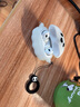 京苑 适用于AirPods Pro二代保护套airpods4苹果耳机套1/2/pro3代卡通蓝牙壳一二三代硅胶防摔保护壳 【夜光款 透白-幽灵】+指环扣 AirPods Pro/Pro2保护套 实拍图