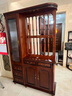 和官美式复古实木玄关柜入户正对门客厅沙发隔断柜桃花心木小户型屏风 【复古胡桃色】间厅柜 实拍图