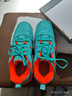 李宁羽毛球鞋全能王小羽男女鞋耐磨训练鞋专业抗扭减震运动鞋（标楦） 电光蓝/荧光耀橙AYTM079-14 40 实拍图