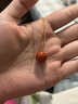 九色云天然南红玛瑙颈链锁骨链单珠项链女路路通吊坠转运珠礼物 南红单珠赠银链 实拍图