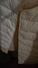 雪中飞经典新款基础舒适轻薄羽绒便捷短款保暖羽绒小马甲轻盈便携舒适 黎蔓卡其|7202-女 S 160/84A 实拍图