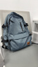 Lee潮流双肩包男高中大学生书包女休闲背包大容量旅行电脑包灰蓝色 实拍图