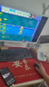罗技（Logitech）M185鼠标 无线鼠标 办公鼠标 对称鼠标 黑色蓝边 带无线2.4G接收器 实拍图