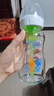 布朗博士玻璃奶瓶 6-9月宝宝断奶奶瓶 防胀气宽口奶瓶270ml 双兔 实拍图