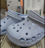 CROCS卡骆驰洞洞鞋贝雅男鞋女鞋轻便耐磨一脚蹬拖鞋休闲鞋|10126 矿物质蓝-4JQ 39 (240mm) 实拍图