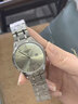 LOEGSINS手表男士 时尚商务全自动机械表镂空防水奢华男女腕表 L726女款间金白面送真皮表带 实拍图