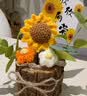 夕风向日葵教师节礼物送女老师实用有纪念意义幼儿园手工成品针织花束 实拍图