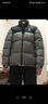 骆驼羽绒服女冬季新款热反射升温保暖加厚连帽面包服短款外套 734CA6B605C4，幻影黑/砚墨灰 有袖标 2XL 实拍图