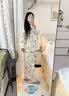 爱宝适月子服秋冬空气棉孕妇睡衣产妇哺乳喂奶衣家居服L 橙意暖朵M467 实拍图