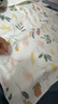 全棉时代婴儿针织复合隔尿垫纯棉可洗防水透气床单加大  飞行日记90×70cm 实拍图