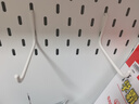 宜家（IKEA）SKADIS斯考迪斯洞洞板墙壁厨房置物架搁板壁挂挂钩架家用学生宿舍 挂钩 白色 2件 实拍图