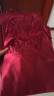 南极人夏季睡衣女性感蕾丝情趣睡裙两件套仿真丝家居服套装 518红色 L(165) 实拍图
