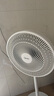 美的（Midea）【品质推荐】七叶轻音柔风电风扇/家用省电落地扇/台式电扇/广角摇头节能宿舍小型风扇 SAE35CA 实拍图