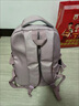 书包女生大学生高中学生初中生小学2025新款双肩包大容量背包旅行 深粉色 加胖胖兔 实拍图