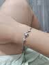 中国黄金（CHINA GOLD）四叶草足银项链女士锁骨链吊坠时尚老婆生日618送女朋友老婆礼物 银四叶草吊坠【白-赠925O字链】+品牌礼盒 实拍图
