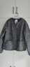 优衣库女装仿羊羔绒摇粒绒圆领开衫/千金风外套472938 472938/07青灰色 L 实拍图