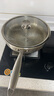 铿锵 316不锈钢平底锅家用无涂层煎锅煎蛋煎牛排烙饼锅燃气电磁炉通用 30cm无涂层煎锅【316无铆钉 实拍图