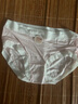 纯棉内裤女7A抗菌100%全棉内档收腹舒适透气无痕少女中腰三角裤 1条-虾粉 L （100-120斤） 实拍图